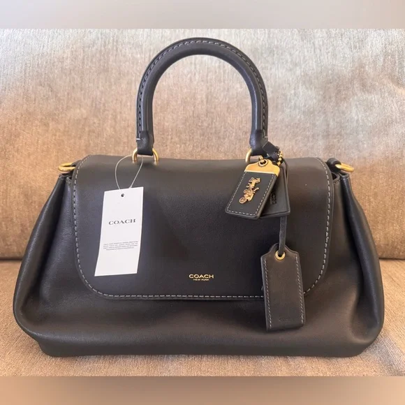 Coach NWT black slouchy Rogue - Picture 3 of 8